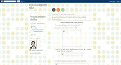 Desktop Screenshot of fernandolopezpinilla.blogspot.com