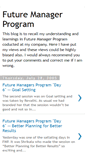 Mobile Screenshot of futuremanagerprogram.blogspot.com