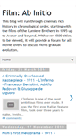 Mobile Screenshot of filmabinitio.blogspot.com