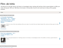 Tablet Screenshot of filmabinitio.blogspot.com