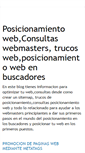 Mobile Screenshot of consultaswebmaster.blogspot.com