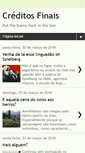 Mobile Screenshot of creditos-finais.blogspot.com