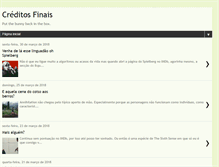 Tablet Screenshot of creditos-finais.blogspot.com
