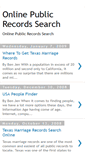 Mobile Screenshot of online-public-records-search.blogspot.com