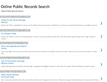 Tablet Screenshot of online-public-records-search.blogspot.com