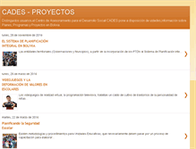 Tablet Screenshot of cades-proyectos.blogspot.com