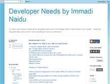 Tablet Screenshot of immadi-naidu.blogspot.com