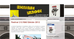 Desktop Screenshot of hombreradio00.blogspot.com