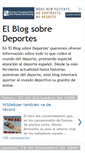 Mobile Screenshot of elblogsobredeportes.blogspot.com