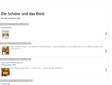 Tablet Screenshot of dieschoeneunddasbiest.blogspot.com