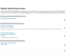 Tablet Screenshot of buziossurfadventures.blogspot.com