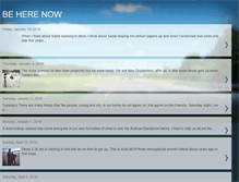 Tablet Screenshot of beherenow6.blogspot.com