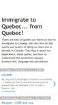 Mobile Screenshot of immigratetoquebecfromquebec.blogspot.com