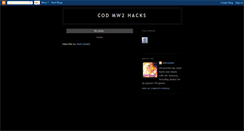 Desktop Screenshot of cod-mw2-hacks.blogspot.com