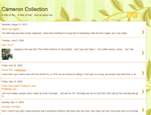 Tablet Screenshot of cameroncollection.blogspot.com