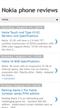 Mobile Screenshot of nokiaphonespecifications.blogspot.com