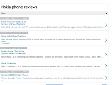 Tablet Screenshot of nokiaphonespecifications.blogspot.com