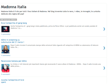 Tablet Screenshot of madonna-fan-italia.blogspot.com