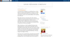 Desktop Screenshot of annespiekercompany.blogspot.com