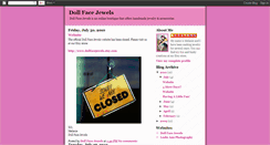 Desktop Screenshot of dollfacejewels.blogspot.com