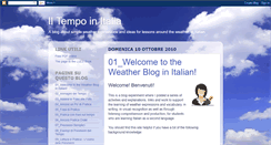 Desktop Screenshot of iltempoinitalia.blogspot.com