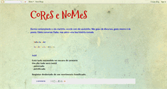 Desktop Screenshot of cores-e-nomes.blogspot.com