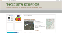 Desktop Screenshot of bicicletaecuador.blogspot.com