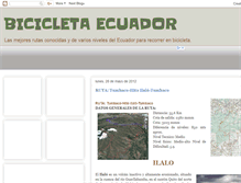 Tablet Screenshot of bicicletaecuador.blogspot.com