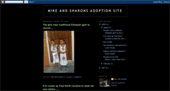 Desktop Screenshot of mikeandsharonsadoptionsite.blogspot.com
