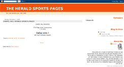 Desktop Screenshot of heraldsportspages.blogspot.com