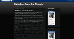 Desktop Screenshot of natashasfoodforthought.blogspot.com