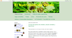 Desktop Screenshot of elnutricionistaverde.blogspot.com