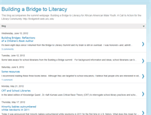 Tablet Screenshot of buildingabridgetoliteracy.blogspot.com