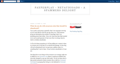 Desktop Screenshot of pay-per-play-spam.blogspot.com