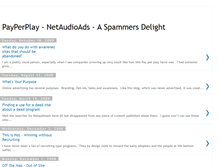 Tablet Screenshot of pay-per-play-spam.blogspot.com