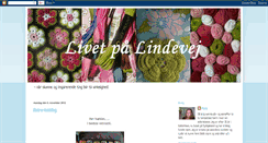 Desktop Screenshot of lindevejsliv.blogspot.com