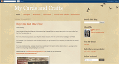 Desktop Screenshot of mycardsandcrafts.blogspot.com