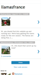 Mobile Screenshot of llamaman-llamasfrance.blogspot.com