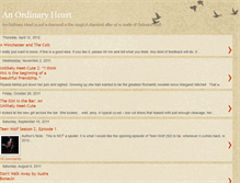 Tablet Screenshot of anordinaryheart.blogspot.com