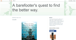 Desktop Screenshot of betterbarefooter.blogspot.com