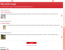 Tablet Screenshot of ma-porte-rouge.blogspot.com