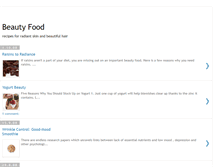Tablet Screenshot of beautyfoodnow.blogspot.com