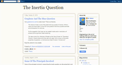 Desktop Screenshot of inertiaquestion.blogspot.com