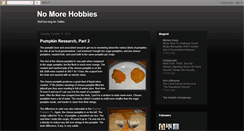 Desktop Screenshot of nomorehobbies.blogspot.com