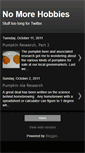Mobile Screenshot of nomorehobbies.blogspot.com