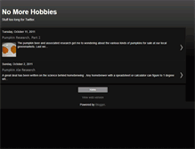Tablet Screenshot of nomorehobbies.blogspot.com