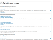 Tablet Screenshot of einfach-gitarre-lernen.blogspot.com
