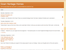 Tablet Screenshot of goanheritagehomes.blogspot.com