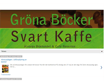 Tablet Screenshot of gronabockersvartkaffe.blogspot.com
