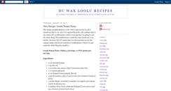 Desktop Screenshot of duwaxloolurecipes.blogspot.com